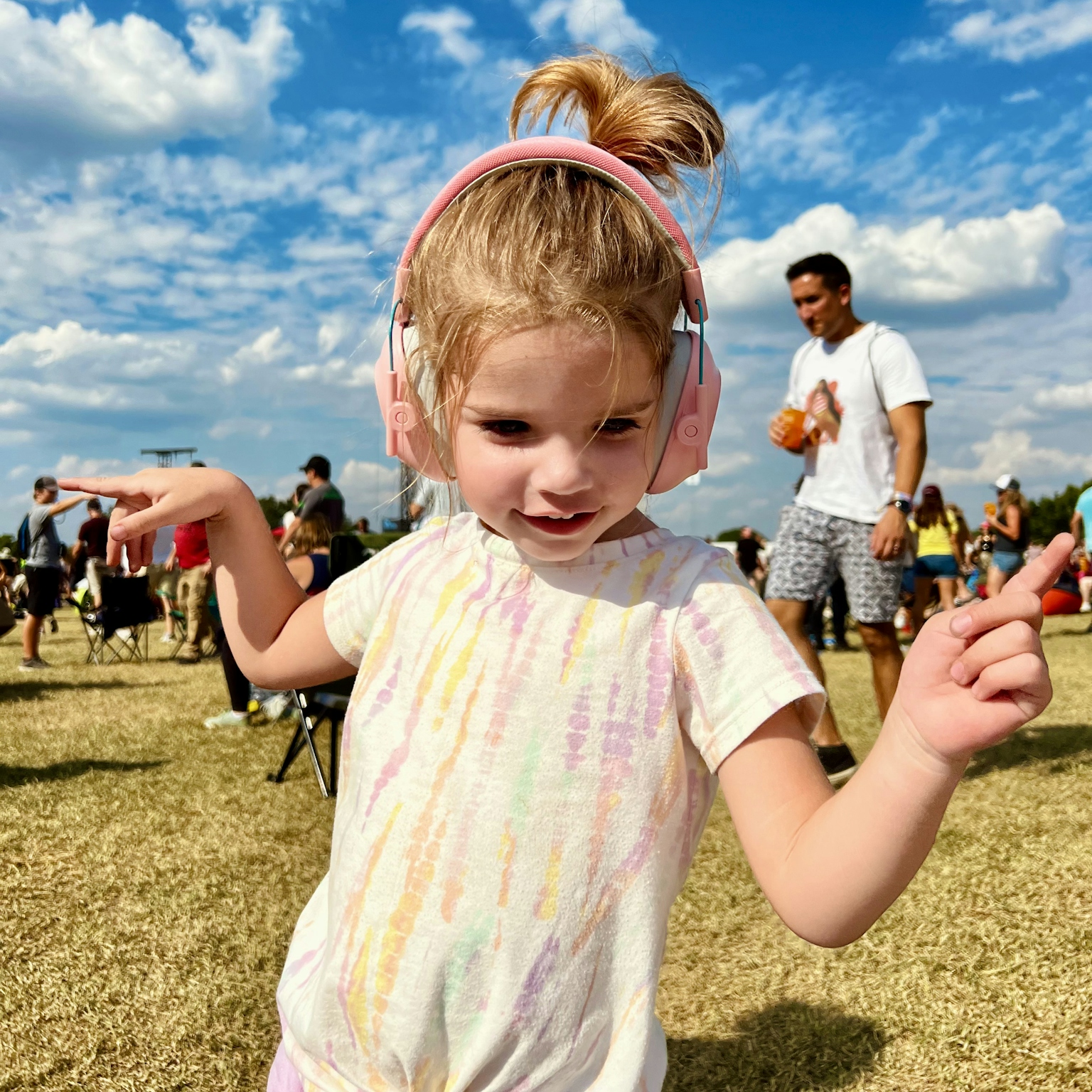 Photo of Zoey with headphones